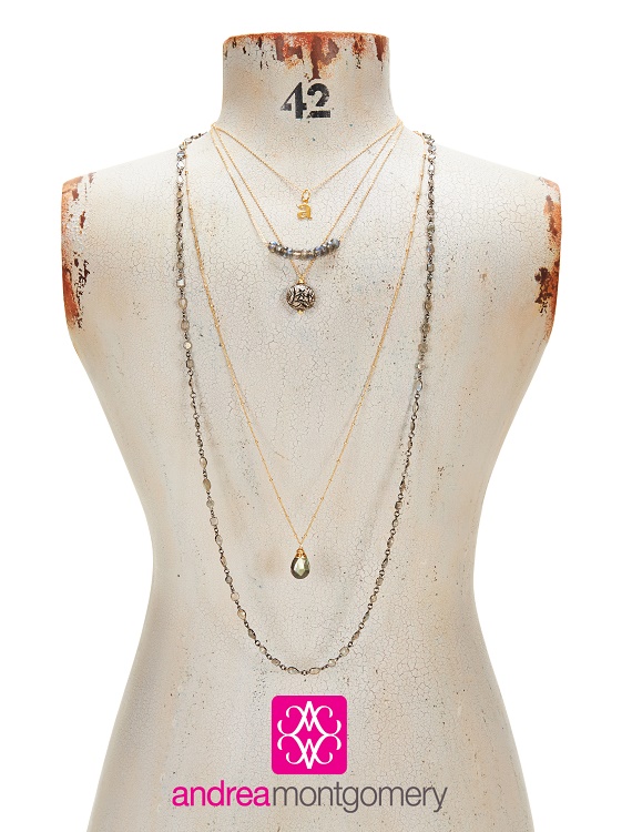 Andrea Montgomery Designs Layered Necklaces
