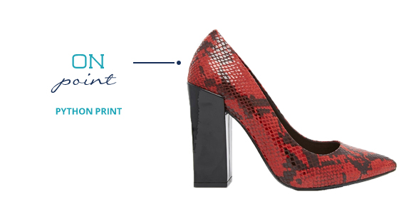 Natalie Weakly Image Consultant Signature Style Friday Find National Heart Month Red Python Print Heels