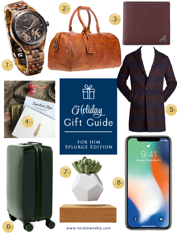 Holiday Gift Guide For Him Splurge Edition by Signature Style