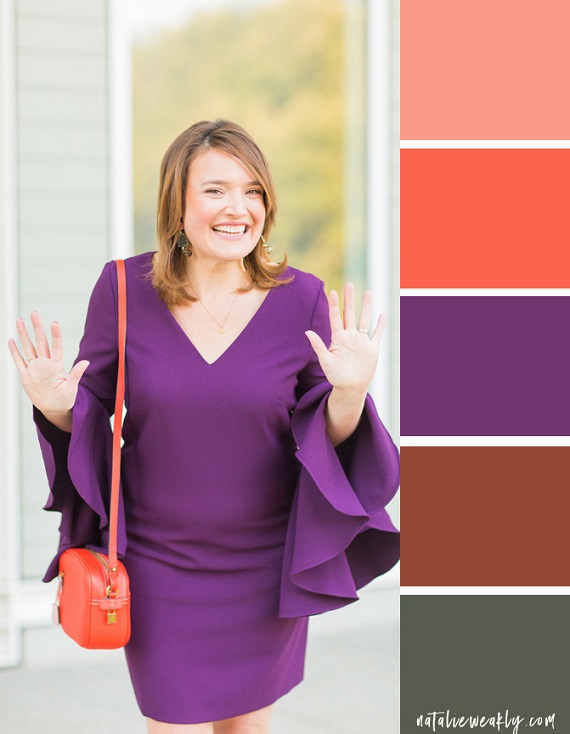 How to Wear Ultra Violet Houston Life Segment Plum and Orange