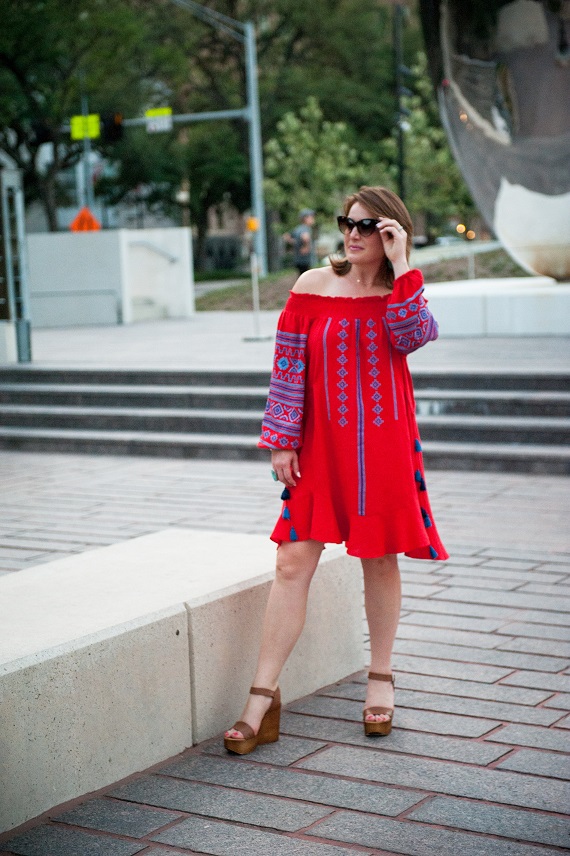 How to Shop Smart Inspired-by Embroidered Dress Image Consultant Houston